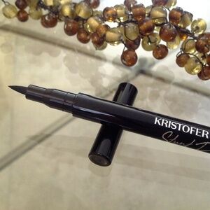 Kristofer Buckle Stunt Double Dual-Ended Liquid Eyeliner and Corrector in Black